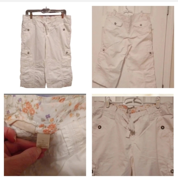 💙🌹 WHITE Bermudas shorts - Picture 1 of 13